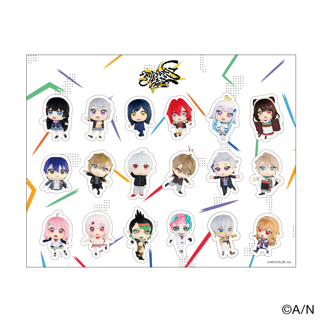【にじフェス2026】着ぐるみシールシートの公式画像