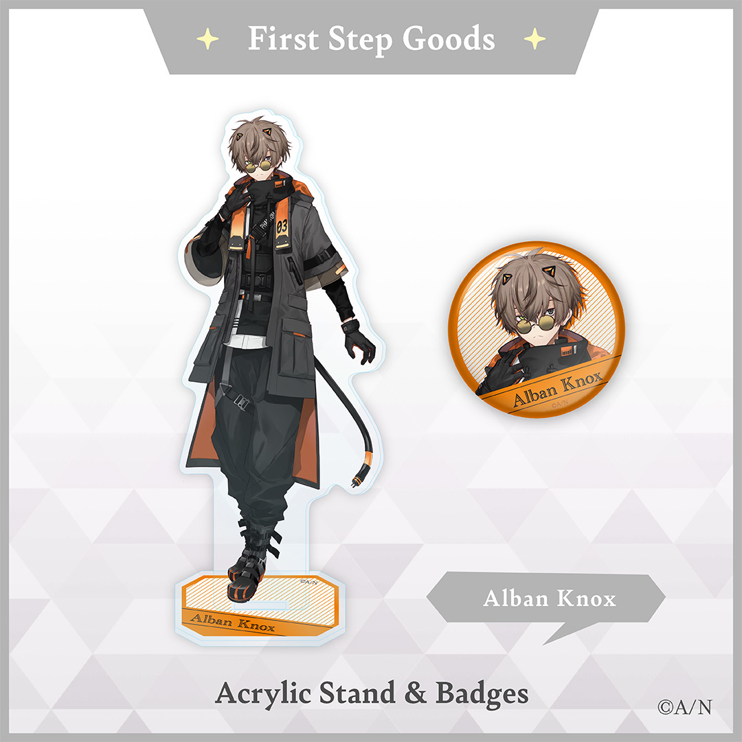 【First Step Goods】アルバーン・ノックス 缶バッジの公式画像