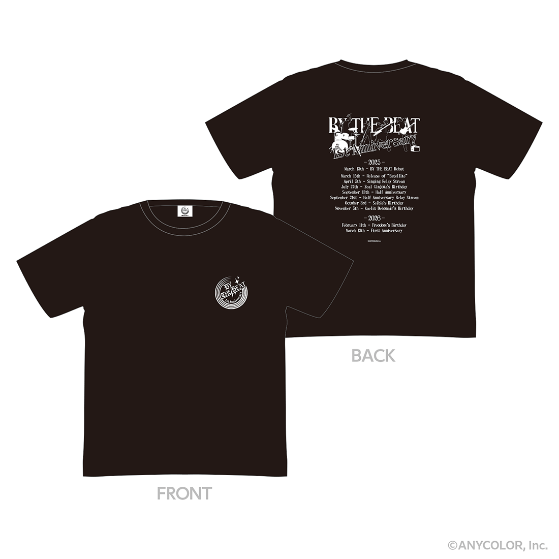 【BY THE BEAT 1st】Tシャツの公式画像