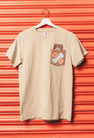 ホロライブゲーマーズ×OMOCATの商品画像(戌神ころねのポケットTシャツ)