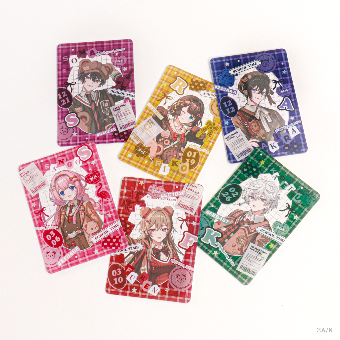 【Beary School Time】フォト風カード&硬質カードケース