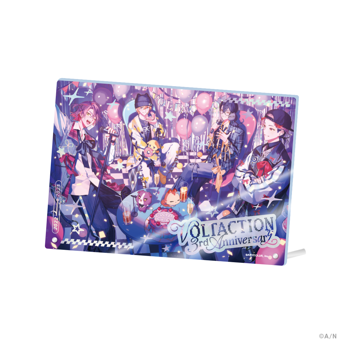 【VOLTACTION 3rd Anniversary】箔押しアクリルパネルの公式画像