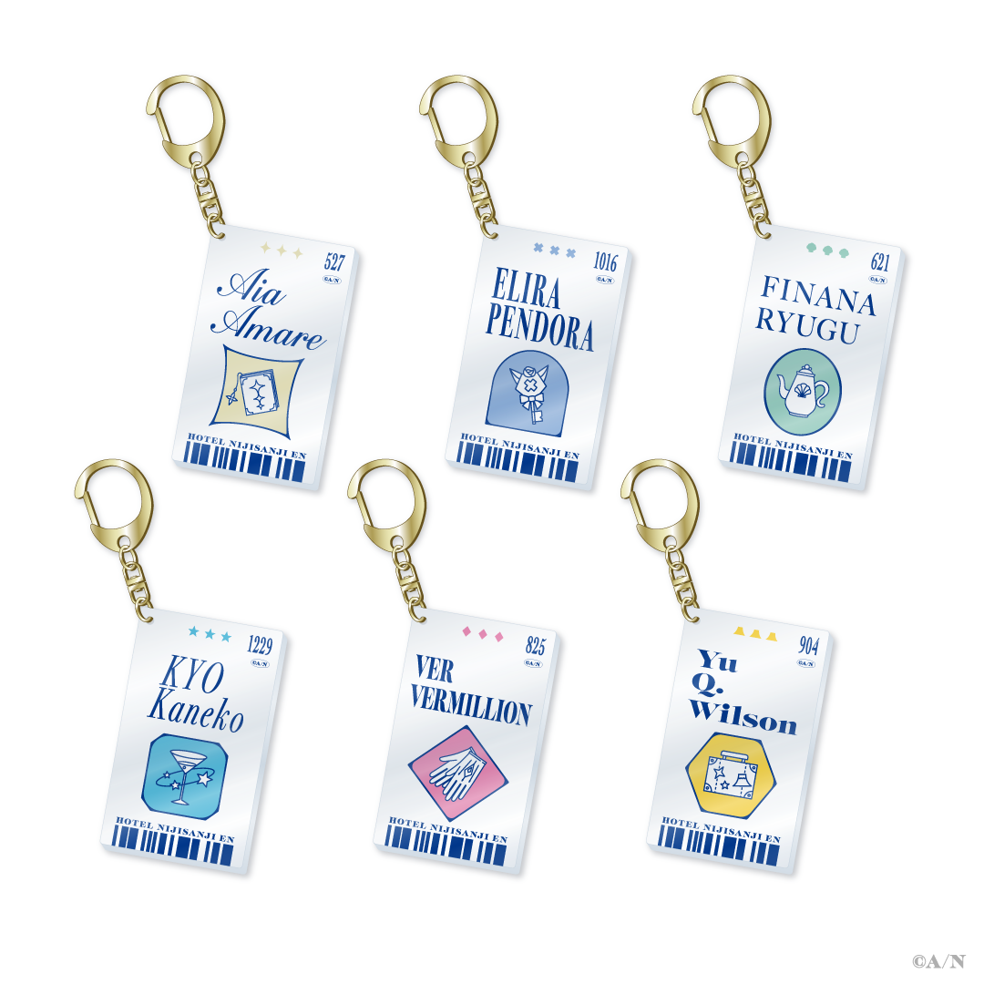 【HOTEL NIJISANJI EN】アクリルキーホルダー 【HOTEL NIJISANJI EN】アクリルキーホルダー ユウ Q ウィルソンの公式画像