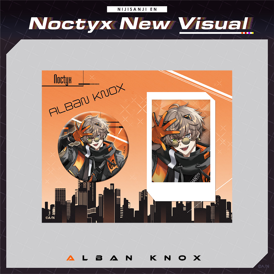 【Noctyx New Visual】缶バッジ&チェキ風カードセットの商品画像