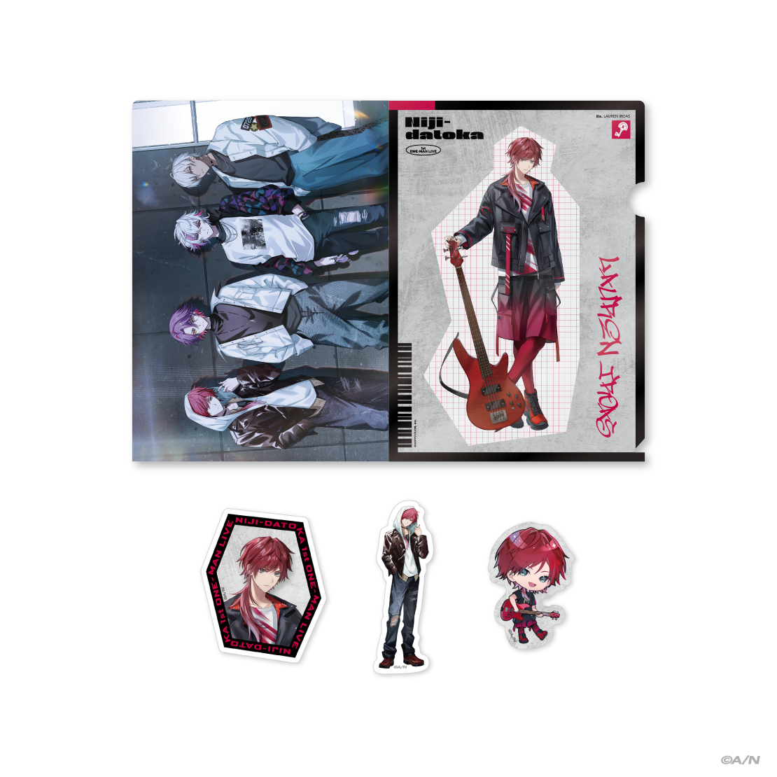 【2時だとか 1st LIVE】クリアファイル&ステッカーセットの商品画像