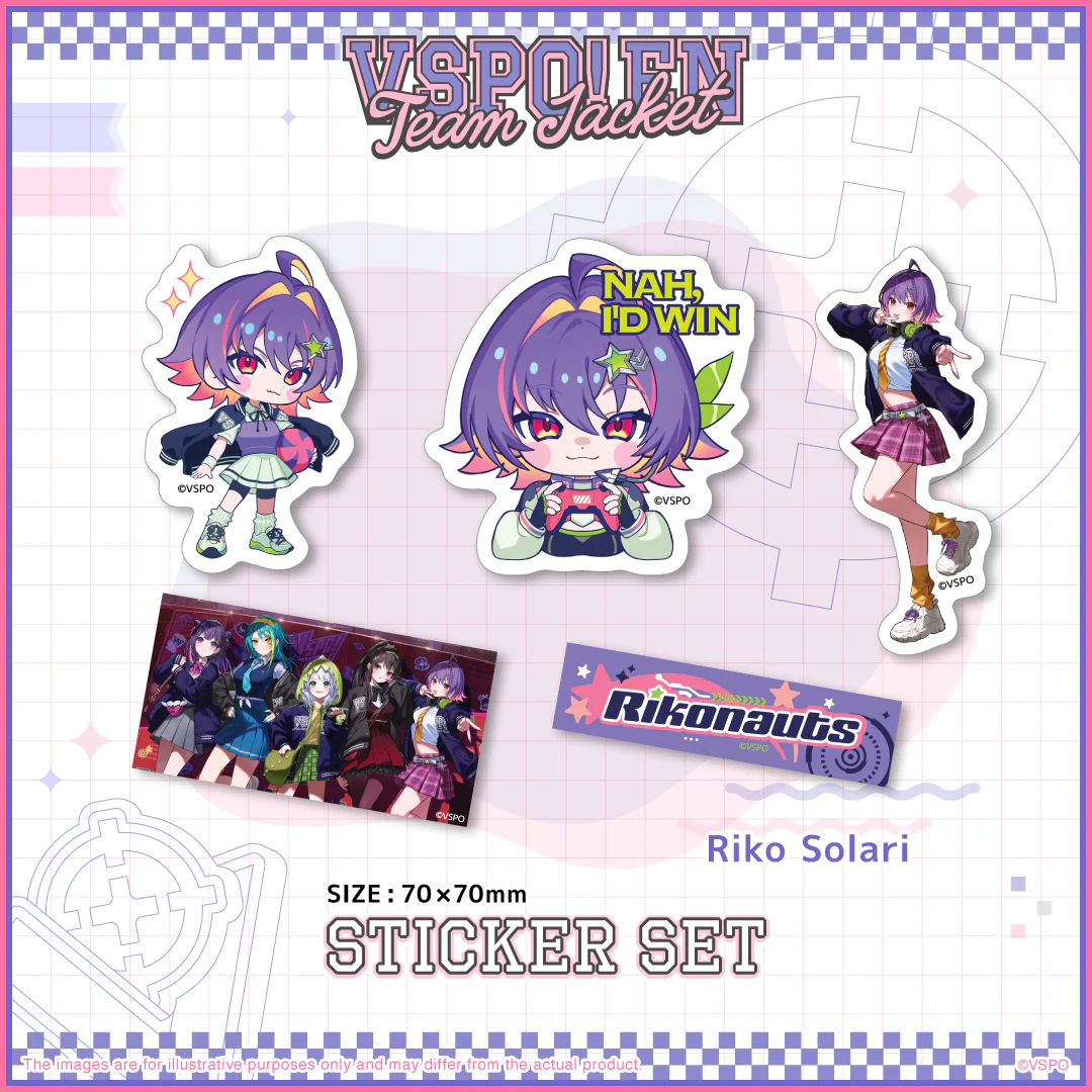 VSPO! EN Team Jacket Series - ステッカーセット