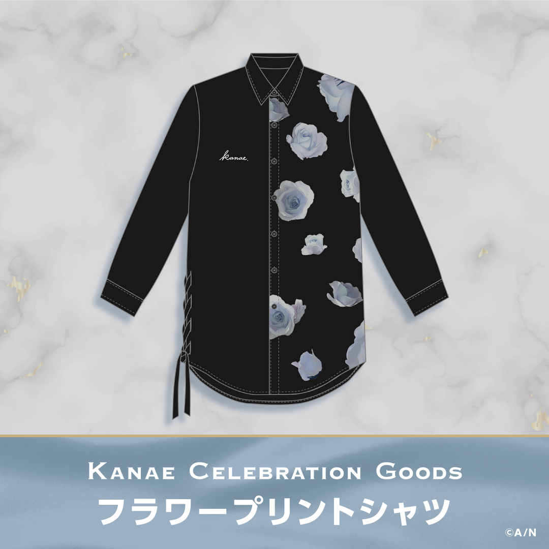 【Kanae Celebration Goods】フラワープリントシャツの公式画像