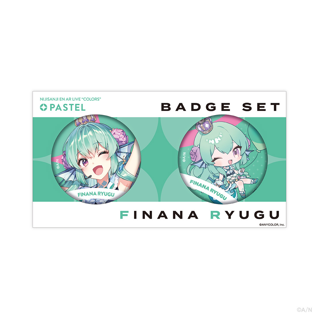 【NIJISANJI EN AR LIVE "COLORS"】缶バッジセット LazuLightの商品画像