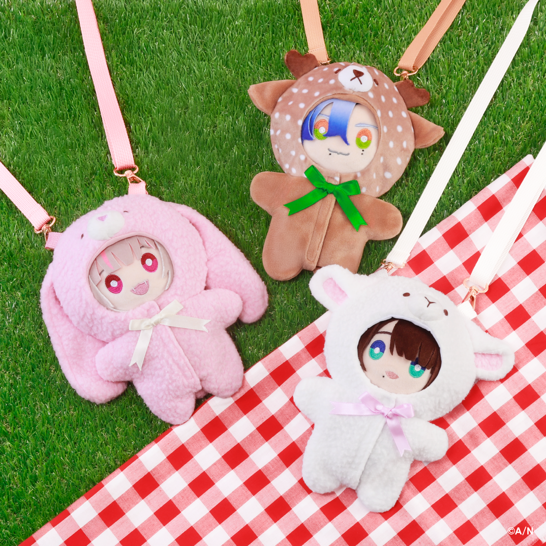 【森のおめかし】にじぬいきぐるみショルダーの商品画像