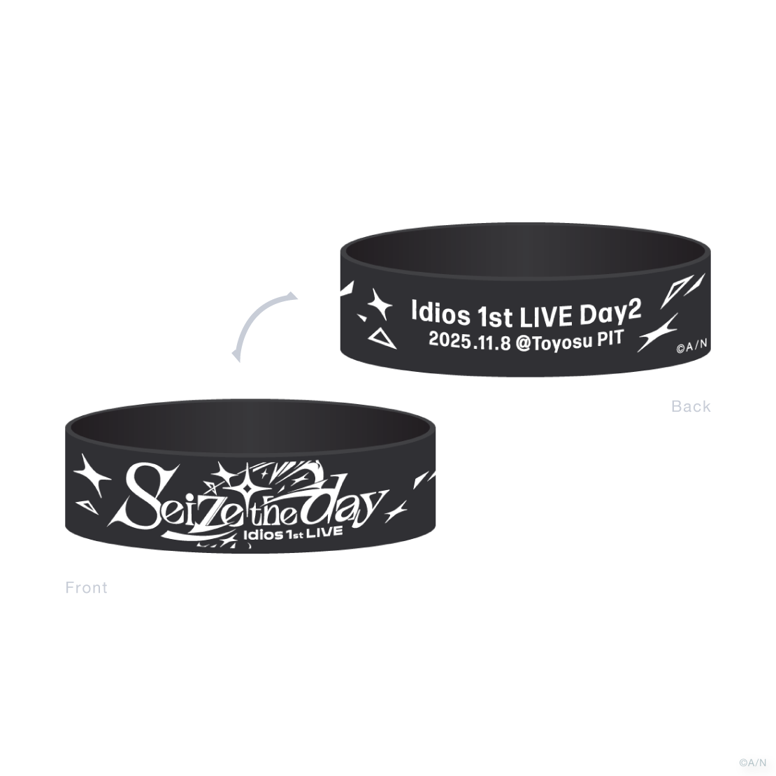 【Idios 1st LIVE "Seize the day"】ラバーバンドの商品画像