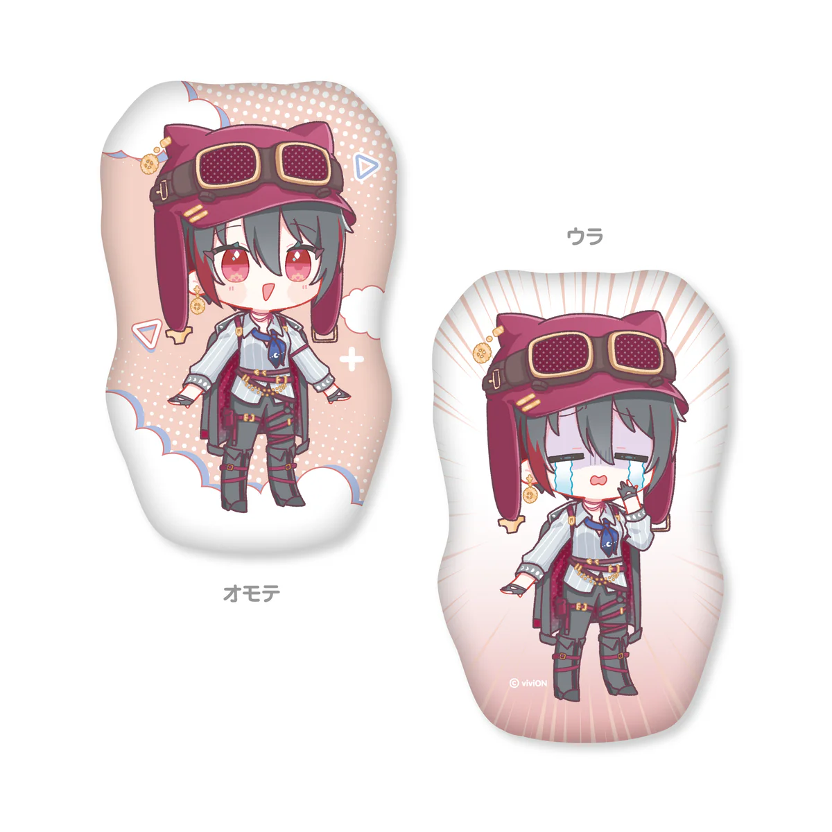 あおぎり高校 ぽぷらーと ダイカットクッション 月赴ゐぶき