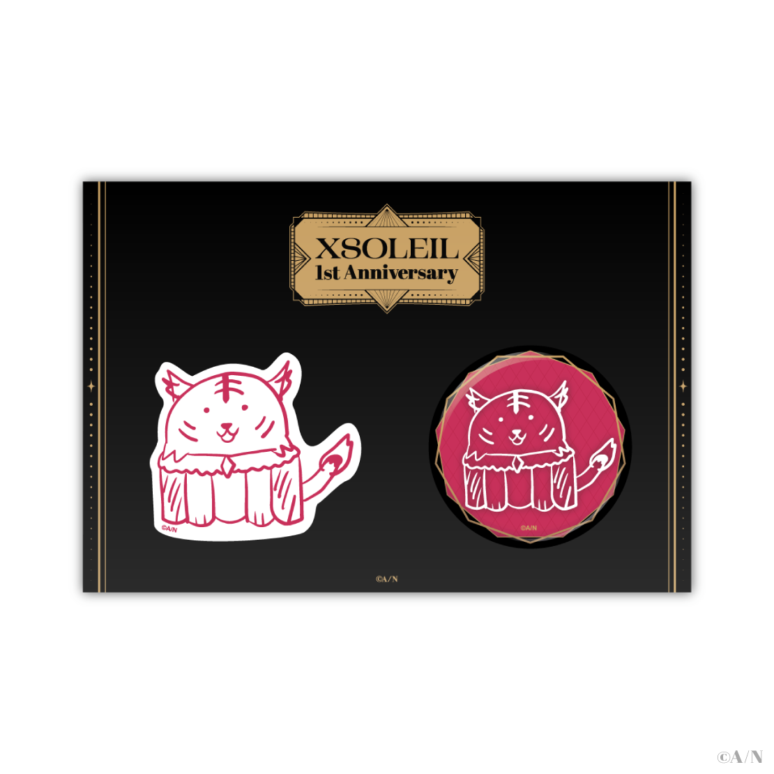 【XSOLEIL 1st Anniversary】缶バッジ&ステッカーセットの商品画像