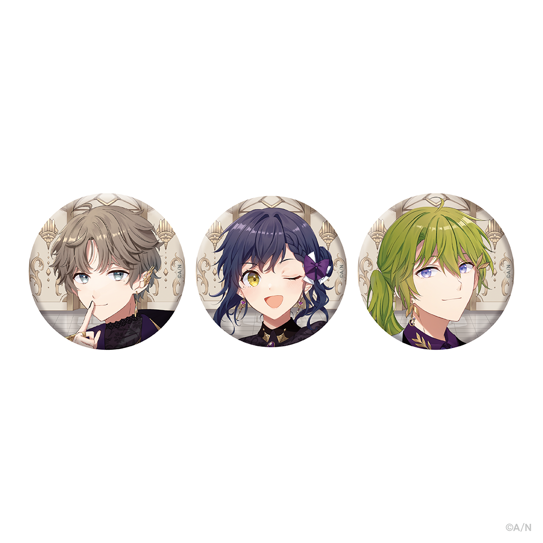 【オリジナルグッズ】深夜三傑RKS 缶バッジセットの公式画像