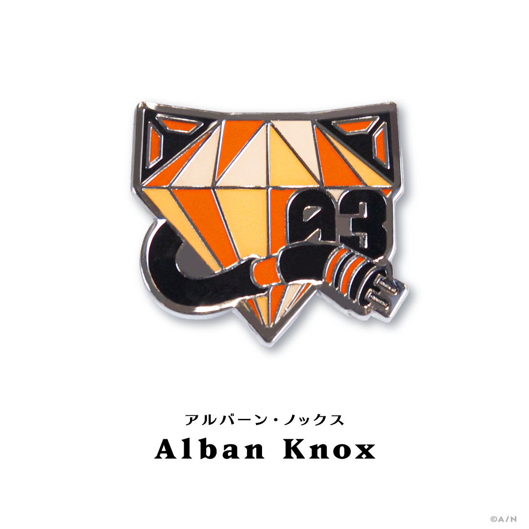 【NIJISANJI EN PIN BADGE COLLECTION Vol.1】モチーフピンバッジ アルバーン・ノックスの公式画像