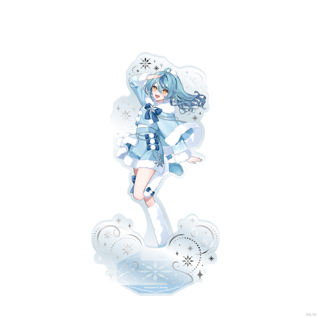 【White Snow Christmas】箔押しアクリルスタンドの商品画像