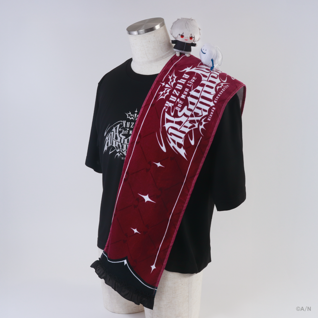 【葛葉 ワンマン LIVE】フリル付きマフラータオル【Kuzuha One-Man Live Bloody Alexandrite】の商品画像