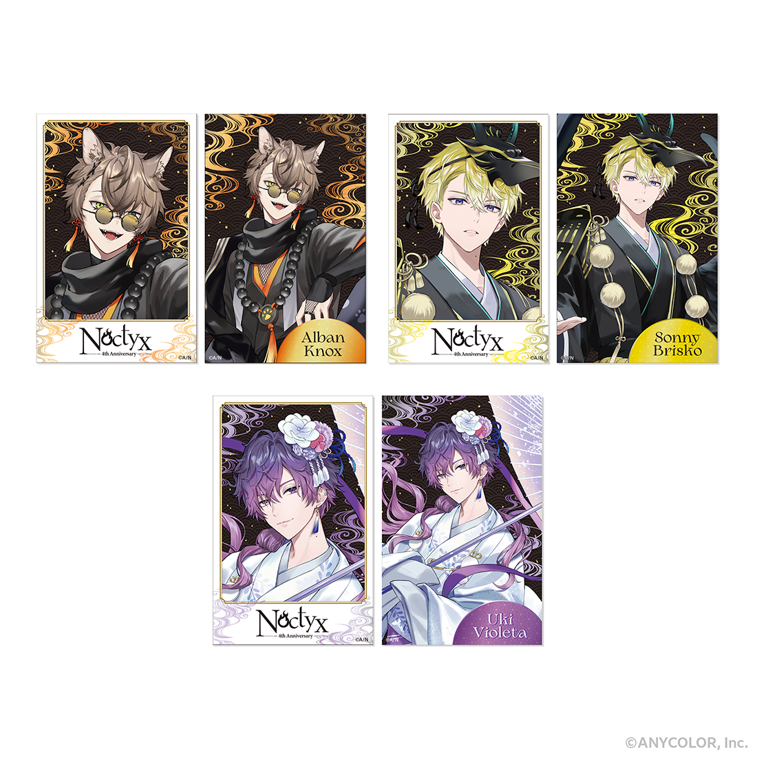 【Noctyx 4th Anniversary】フォト風カード2枚セット アルバーン・ノックスの公式画像