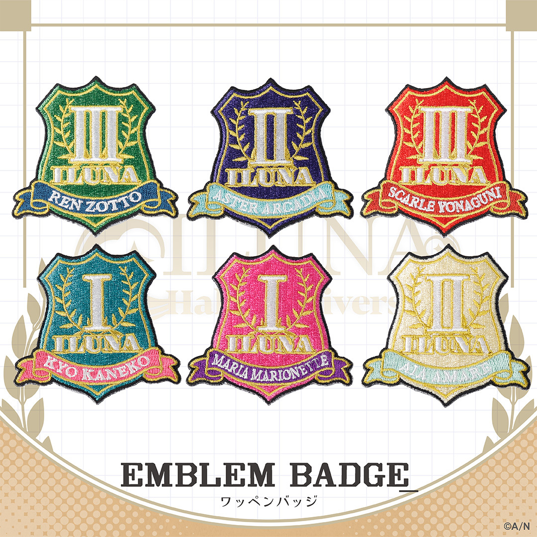 【ILUNA Half Anniversary】ワッペンバッジ レン ゾットの公式画像