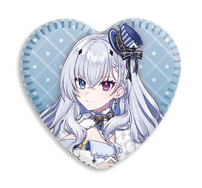 【2024バレンタイン】 ハート缶バッジA 天帝フォルテ