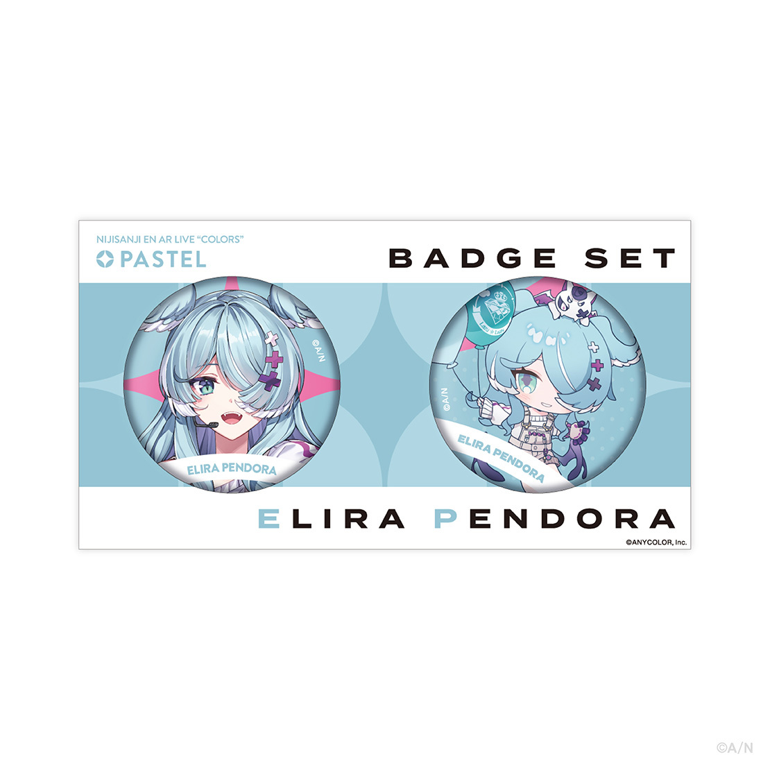 【NIJISANJI EN AR LIVE "COLORS"】缶バッジセット LazuLightの商品画像