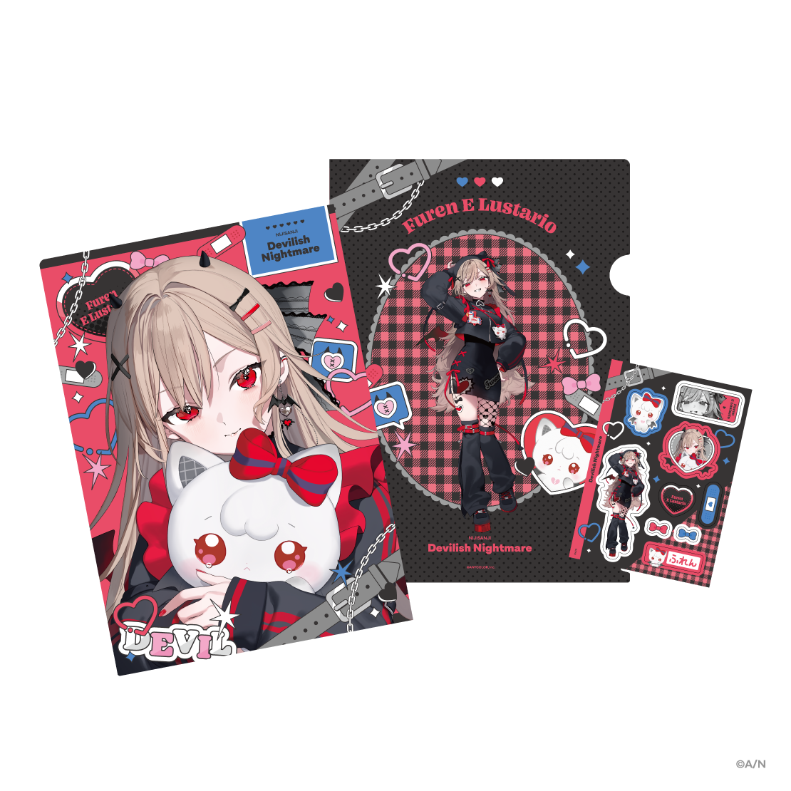 【Devilish Nightmare】クリアファイル&ステッカーシート