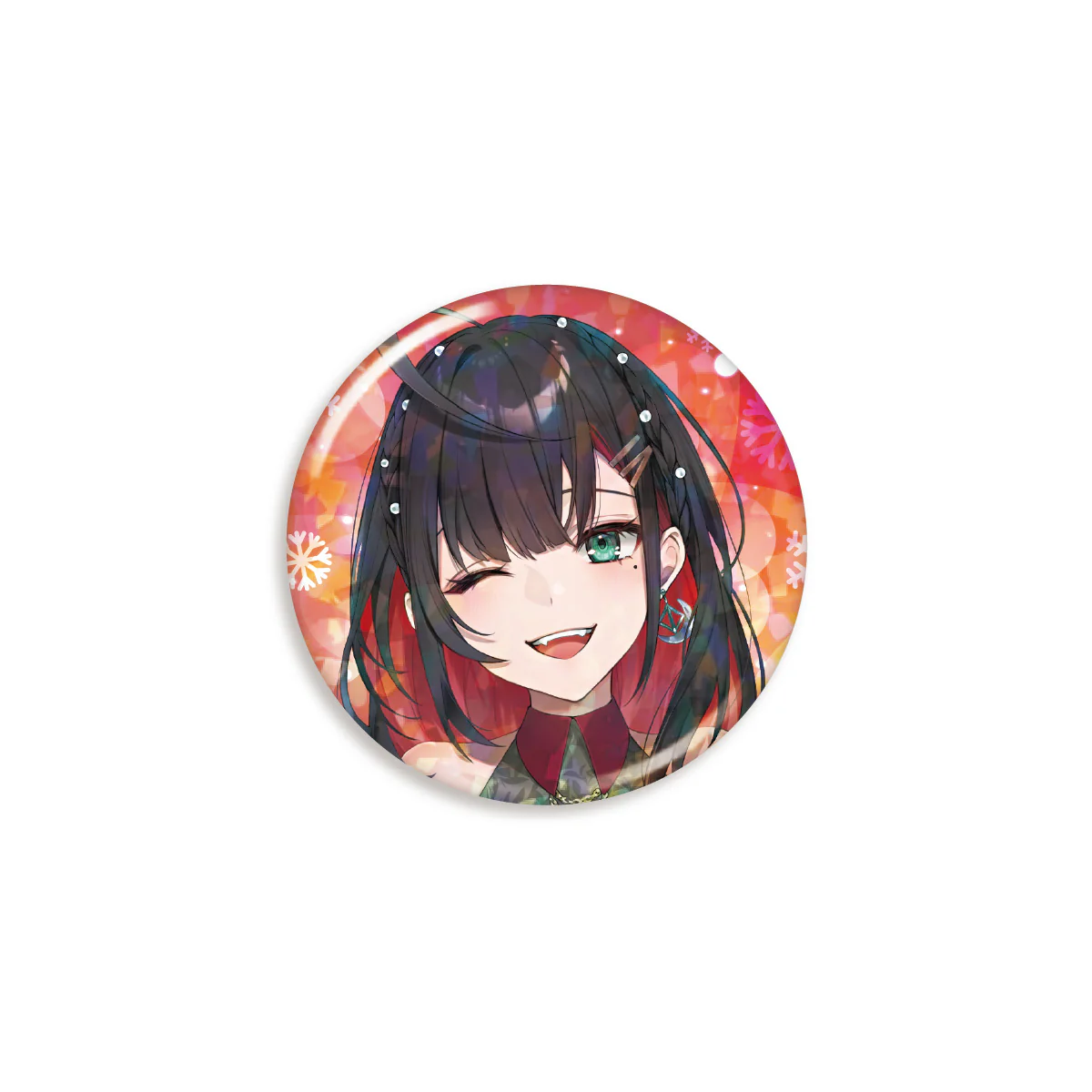 【2024クリスマスパーティー】ホログラム缶バッジ 緋月ゆい
