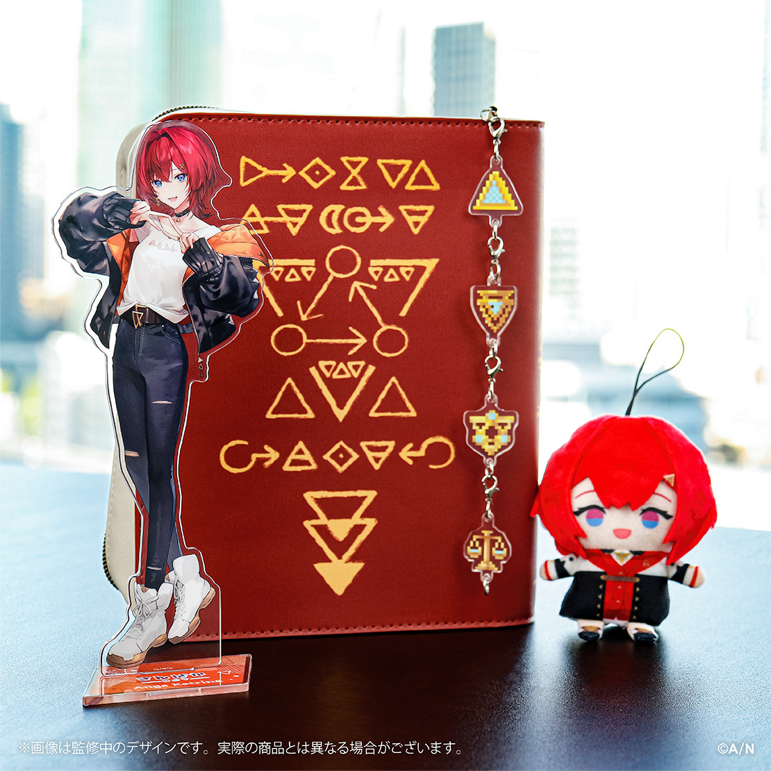 【さんばか 4th Anniversary】ブック型ポーチ アンジュ・カトリーナ 仕様の商品画像