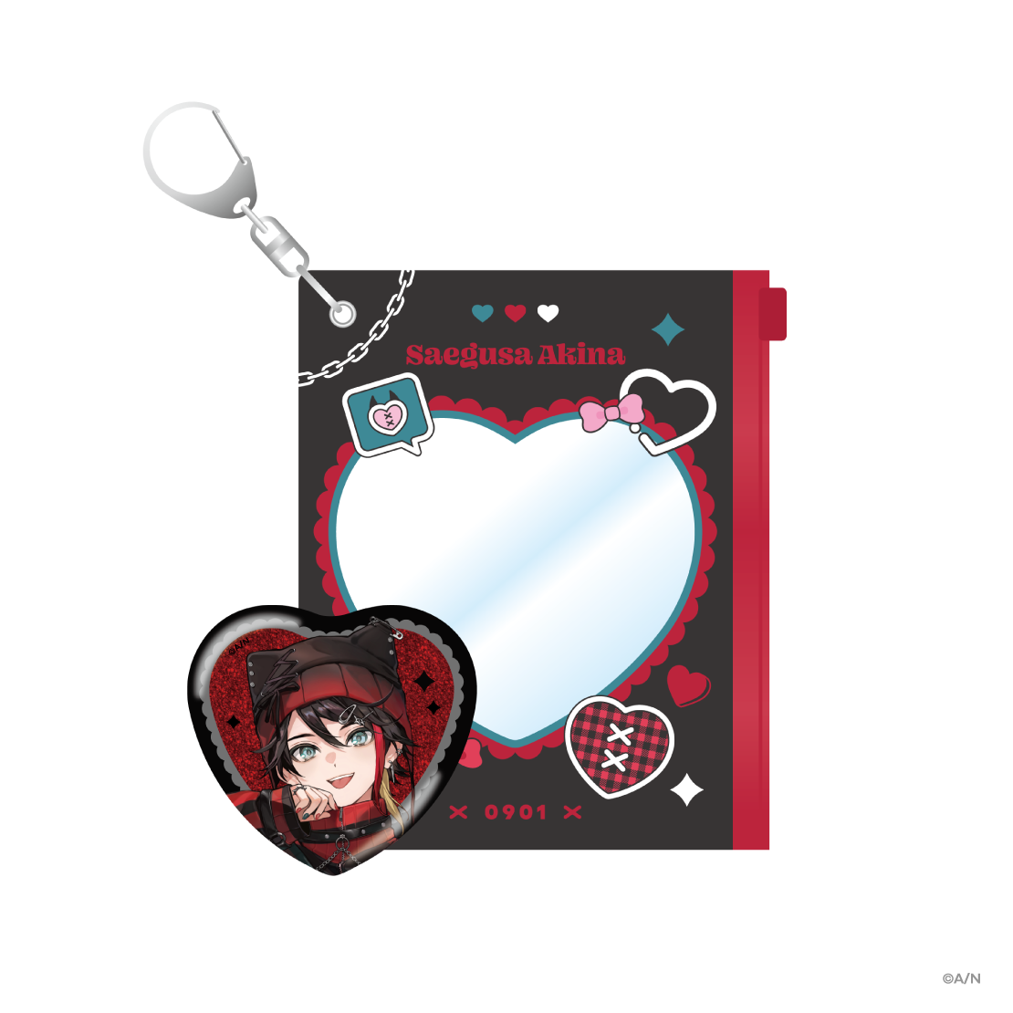 【Devilish Nightmare】ハート缶バッジ&ケースカバーの商品画像