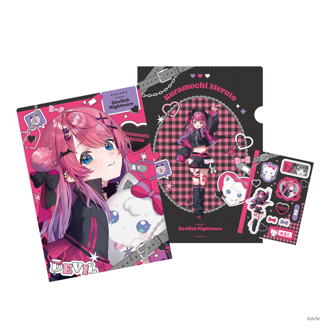 【Devilish Nightmare】クリアファイル&ステッカーシートの商品画像