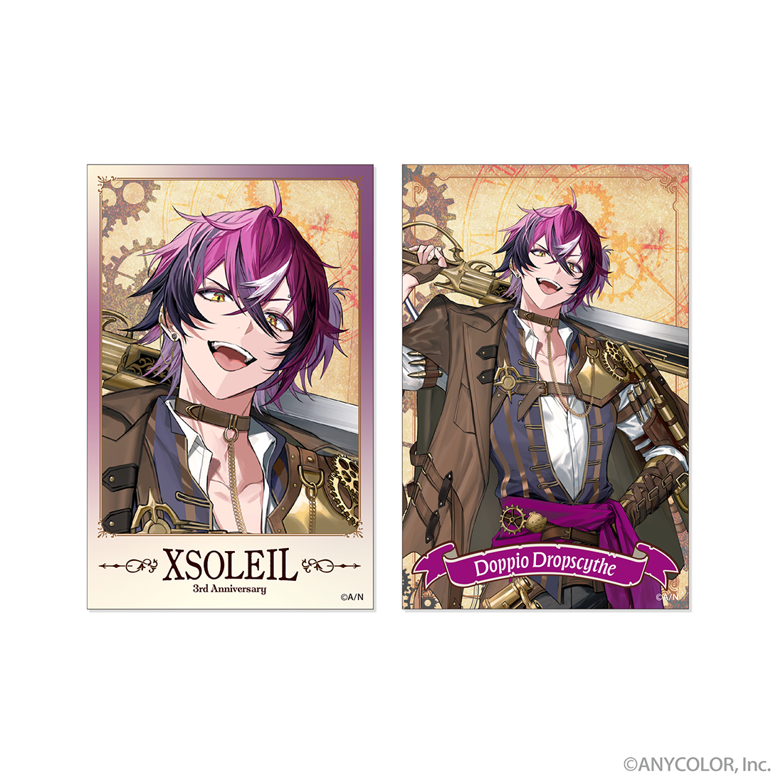 【XSOLEIL 3rd Anniversary】フォト風カード2枚セット