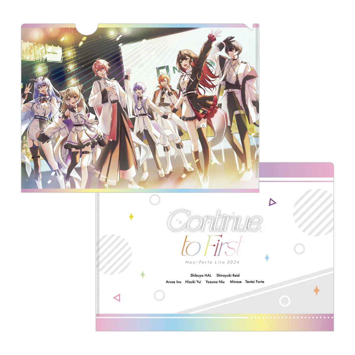 【Continue to First】クリアファイル