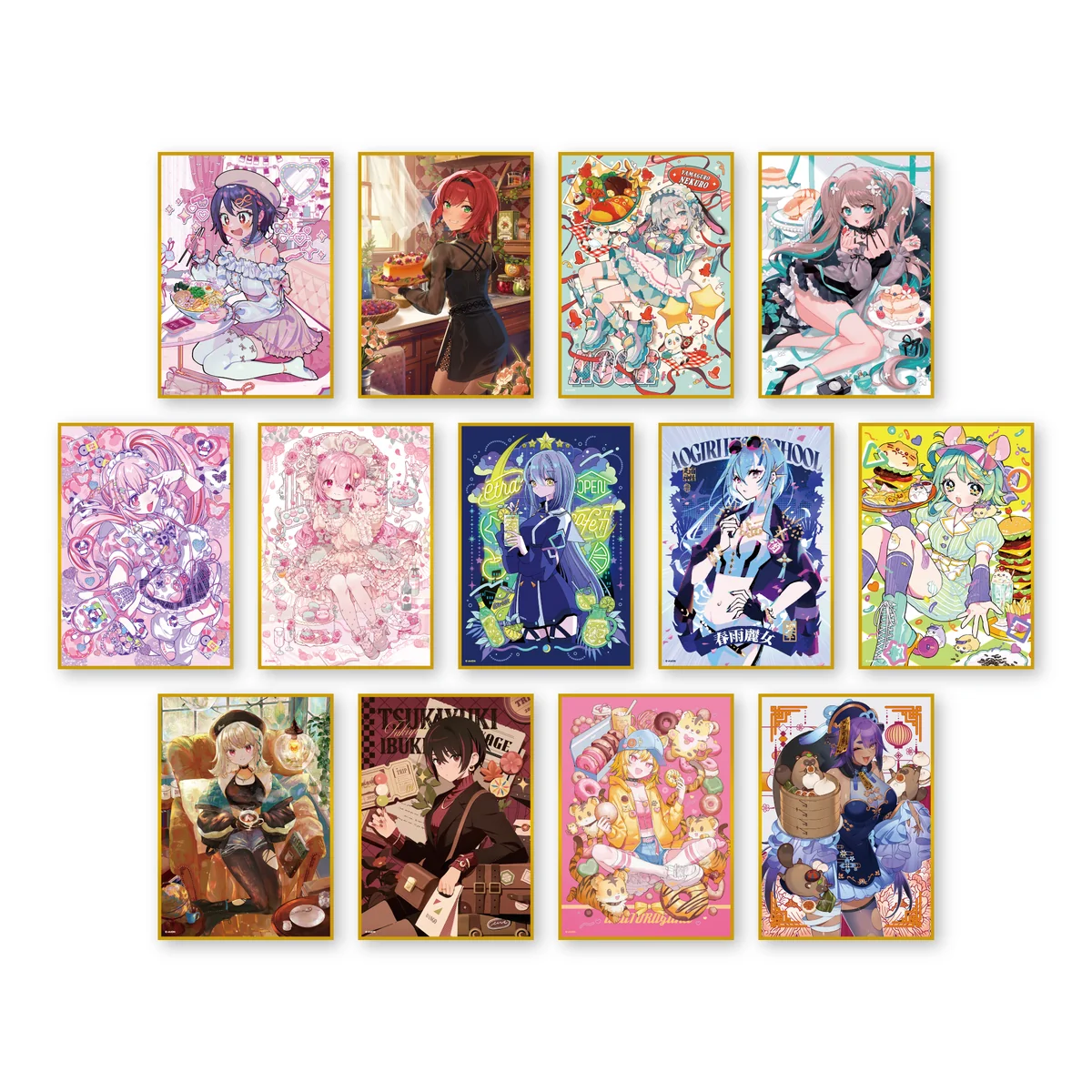 あおぎり高校 公式美術部 A5色紙 山黒音玄の商品画像