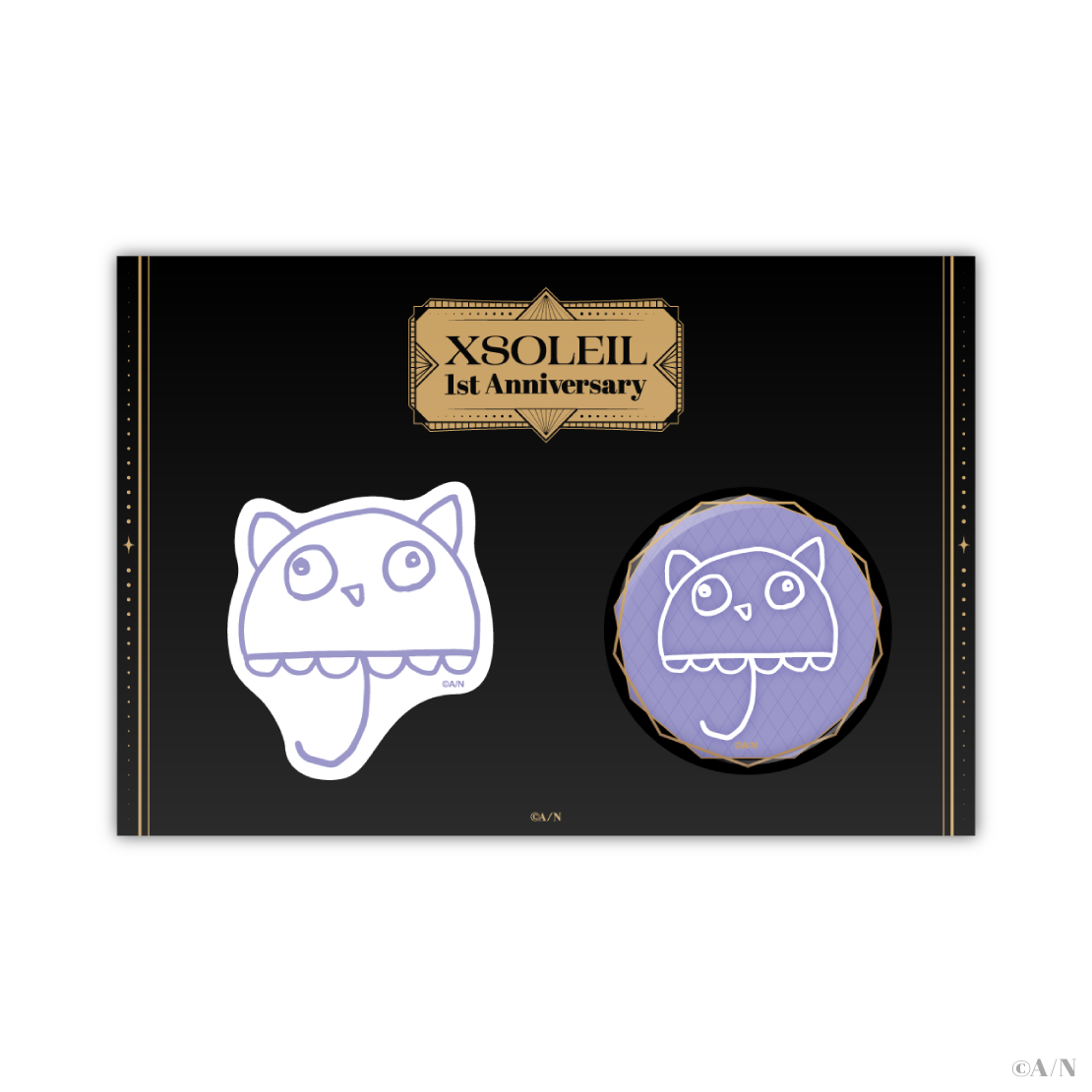 【XSOLEIL 1st Anniversary】缶バッジ&ステッカーセットの商品画像