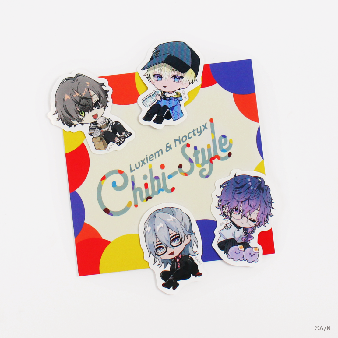【Luxiem&Noctyx Chibi-Style】ステッカーセット Noctyxの商品画像