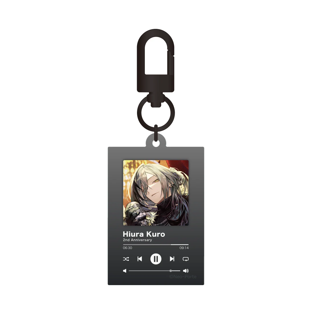 音楽プレーヤー風アクリルキーホルダー