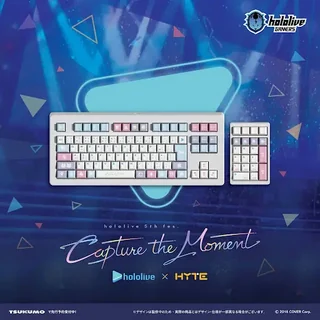 ホロライブゲーマーズ × HYTE の記念コラボキーキャップの告知画像