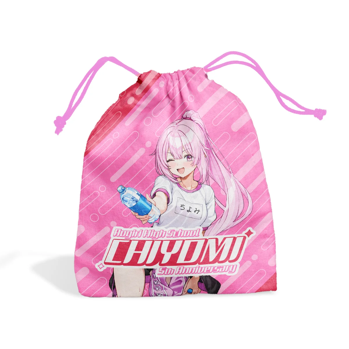 あおぎり高校 千代浦蝶美 5周年記念グッズ 巾着