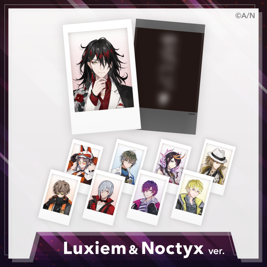 【NIJISANJI EN Unit Art】ランダムチェキ風カード Luxiem＆Noctyx ver.の公式画像
