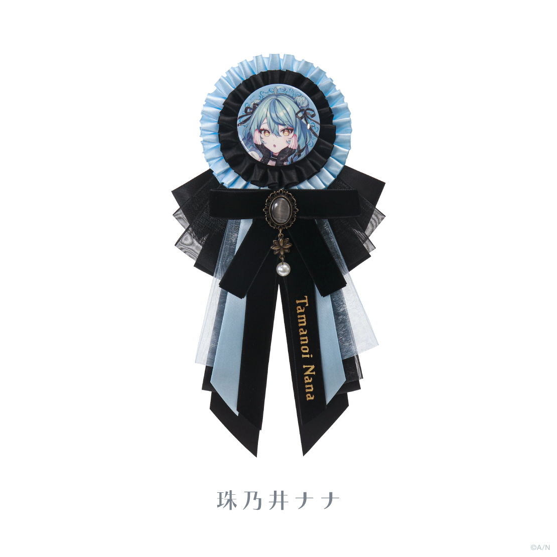 【Gothic Night】缶バッジ付きロゼットの商品画像