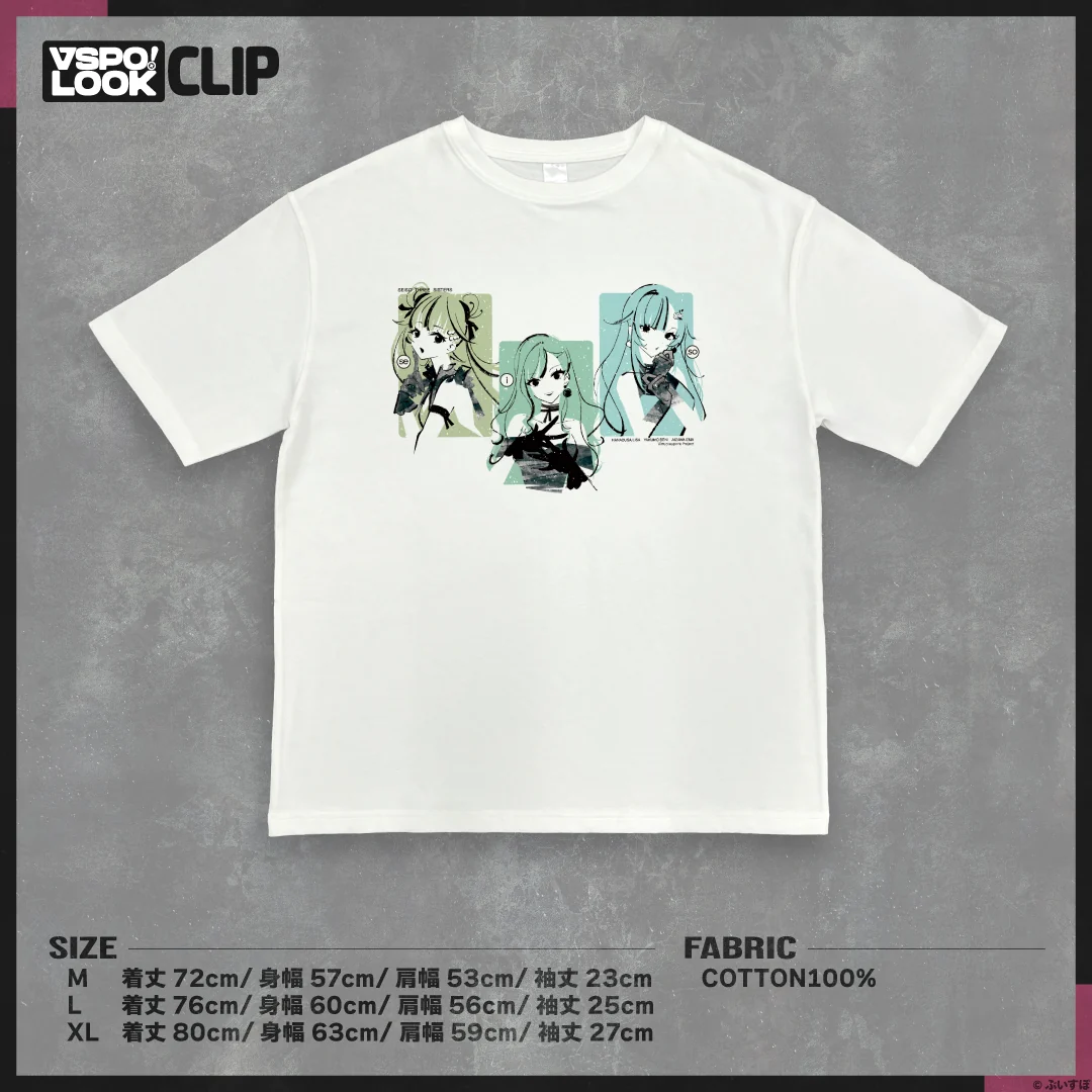 VSPO! LOOK CLIP 清楚三姉妹TEE M