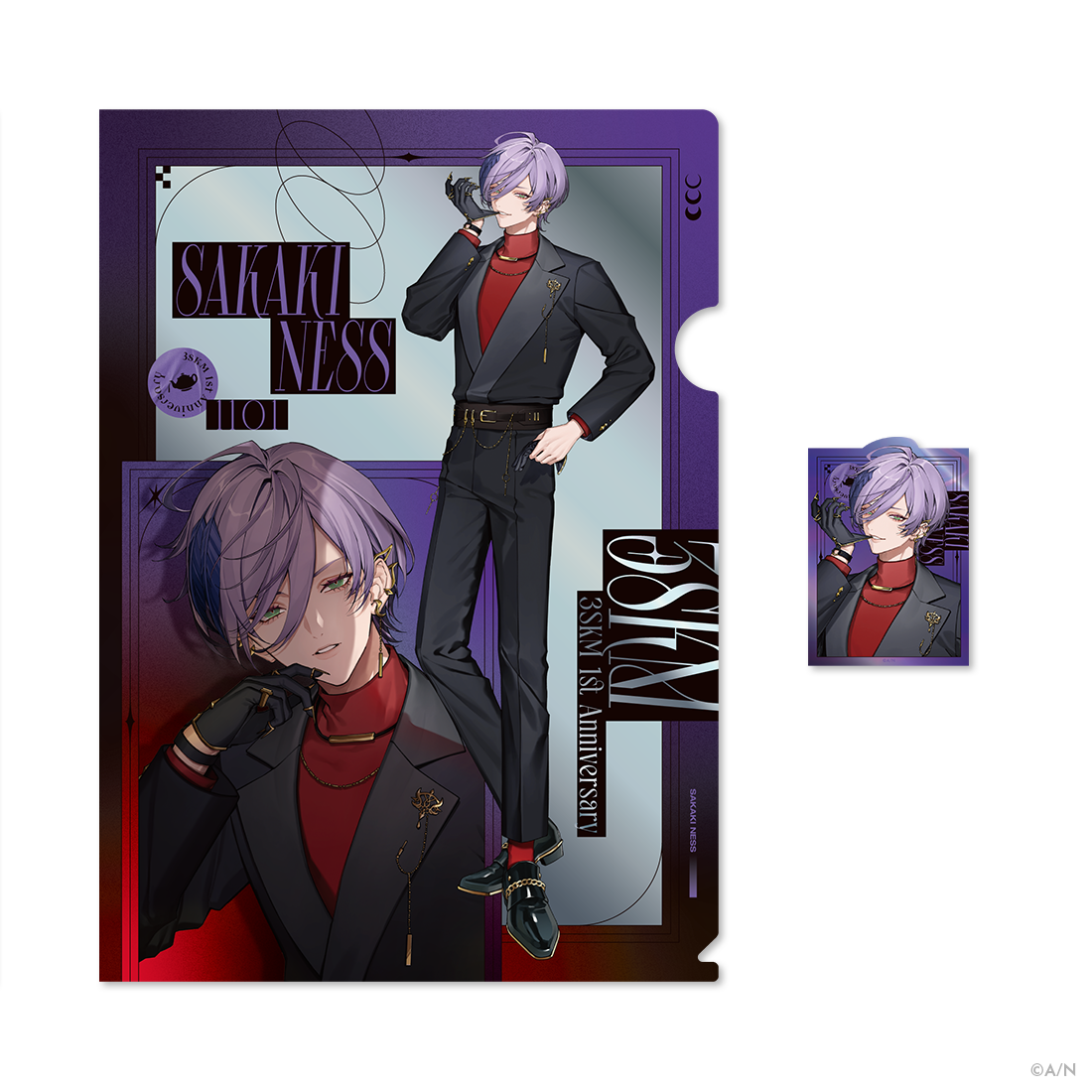 【3SKM 1st Anniversary】A4クリアファイル&ステッカーセットの商品画像