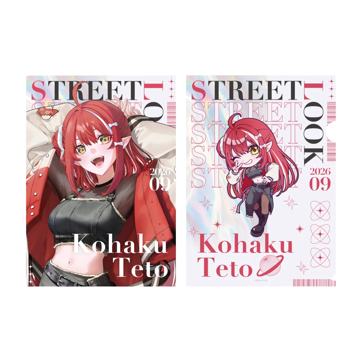 【2026 STREET LOOK】クリアファイル 心白てと