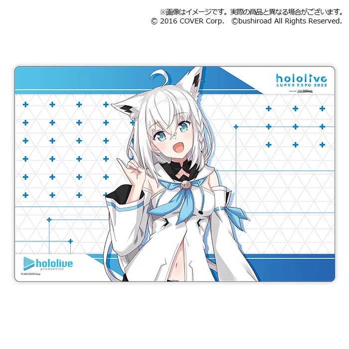 ブシロード ラバーマットコレクションV2 エクストラ 1期生 Vol.9 hololive SUPER EXPO 2022『白上フブキ』の公式画像