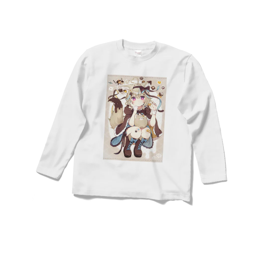 甘狼このみ50万人記念ロングTシャツ XL