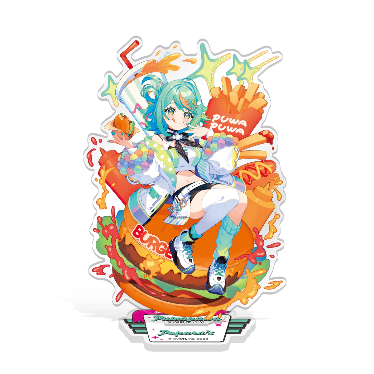 あおぎり高校 ぷわぷわぽぷら 誕生日記念グッズ2026 アクリルスタンド