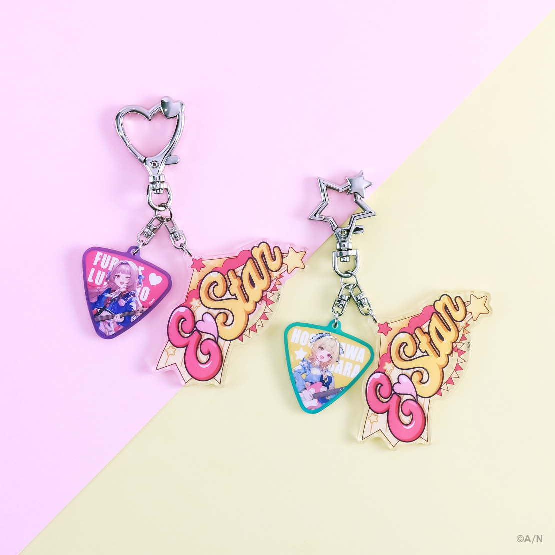 【We're E♡Star!!】2連アクリルキーホルダーの商品画像