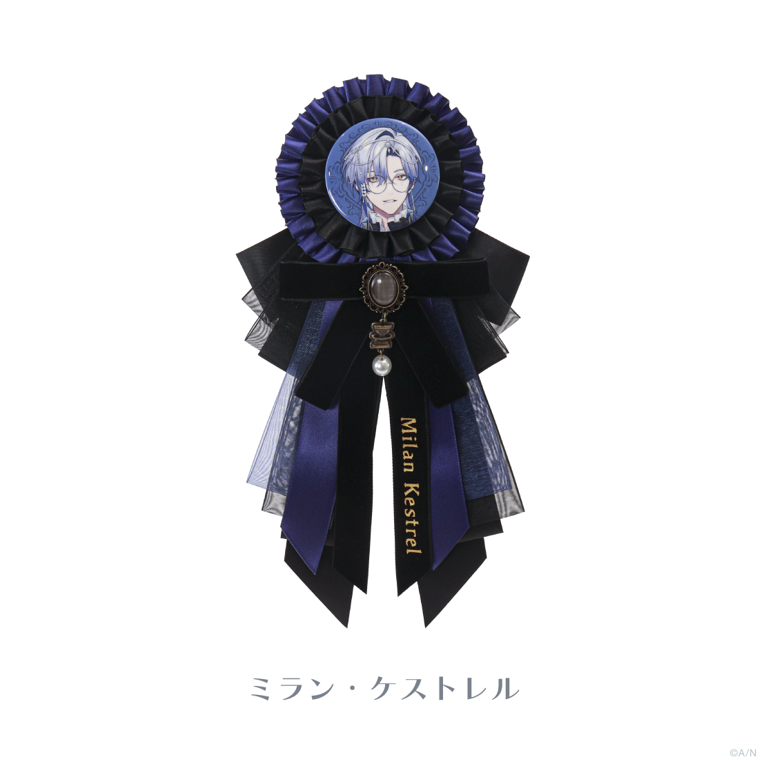 【Gothic Night】缶バッジ付きロゼット