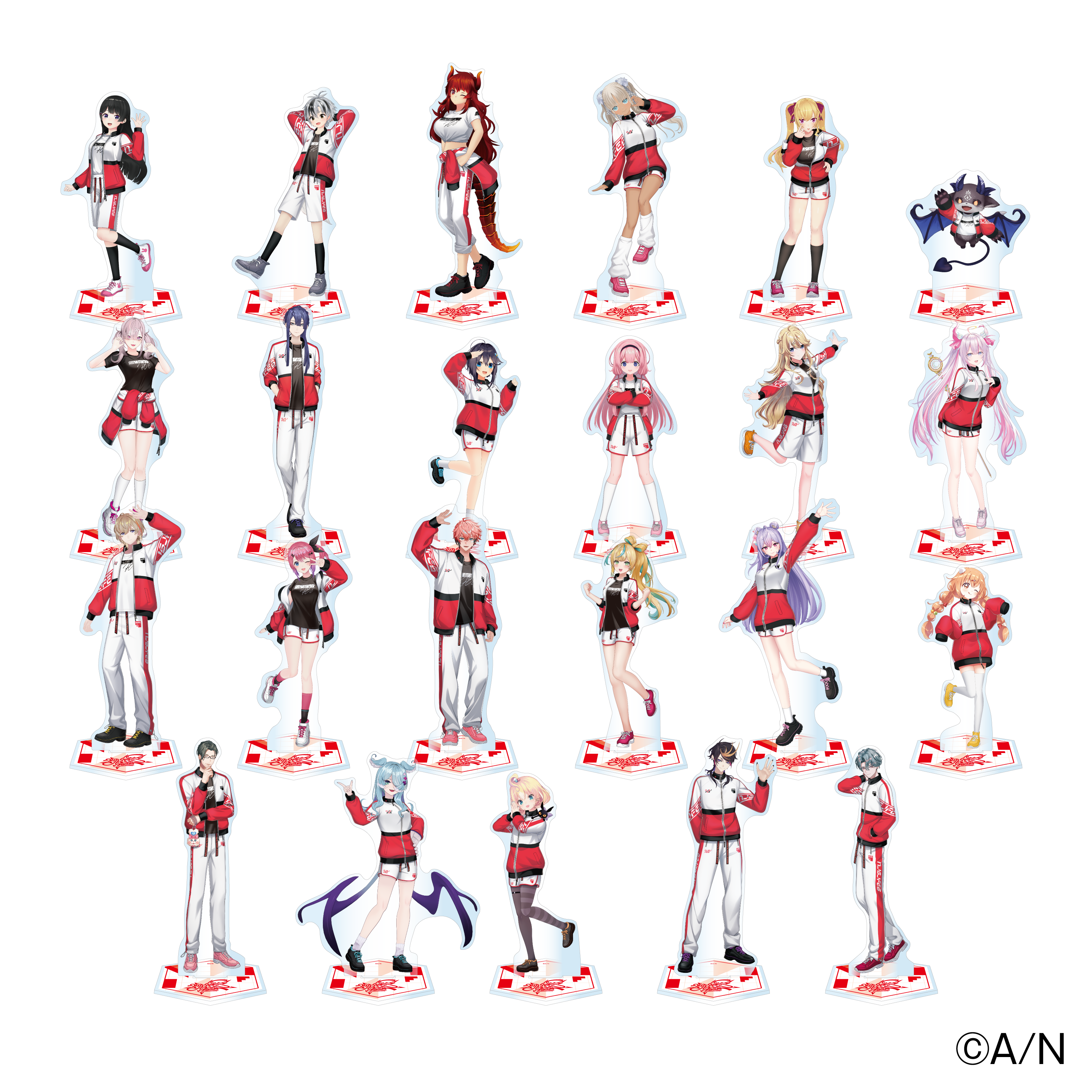 【にじフェス2026】クラスジャージアクリルスタンド レッド 梢桃音の公式画像