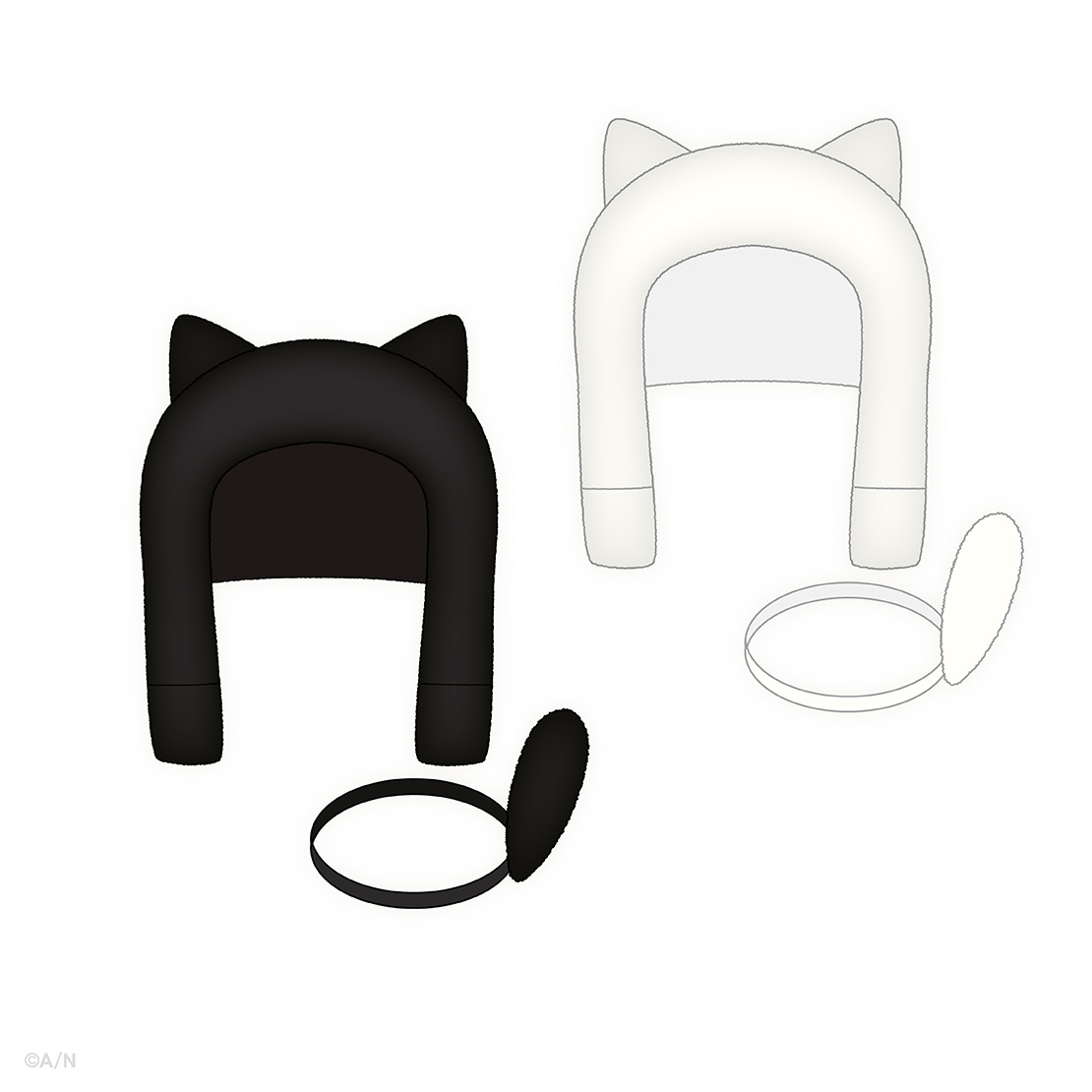 【にじぱぺっとカスタマイズシリーズ】コスチューム ネコ 【にじぱぺっとカスタマイズシリーズ】コスチューム 白猫の公式画像