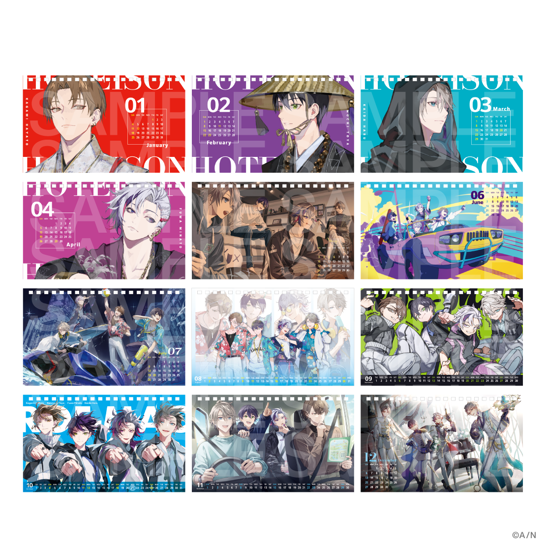 【Unit Selection Calendar 2026】卓上カレンダー ROF-MAOの商品画像